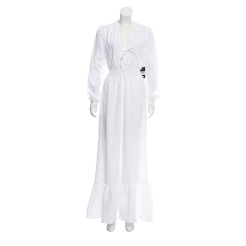 Reformation White Chantal Maxi Dress Sz S